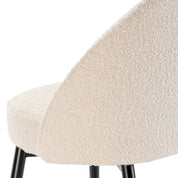 Dining Chair Cooper bouclé cream set of 2
