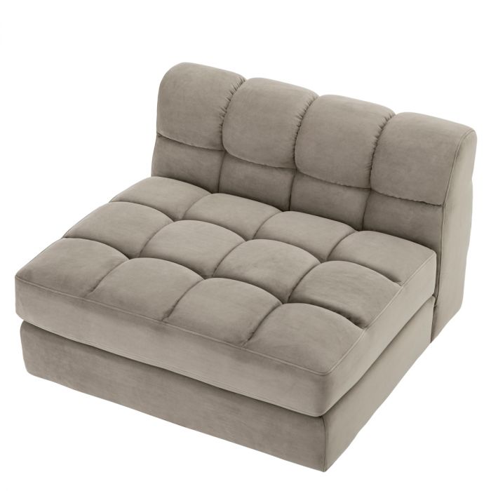 Modular Sofa Dean savona greige velvet - Middle