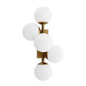 Wall Lamp Libris antique brass finish