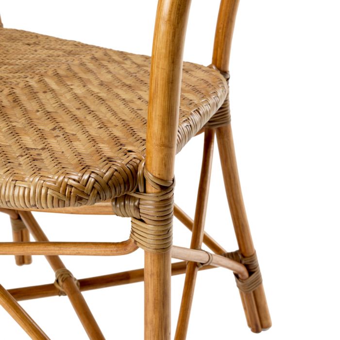 Dining Chair Colony with arm honey finish