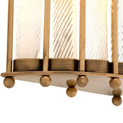 Wall Lamp Tiziano L antique brass finish