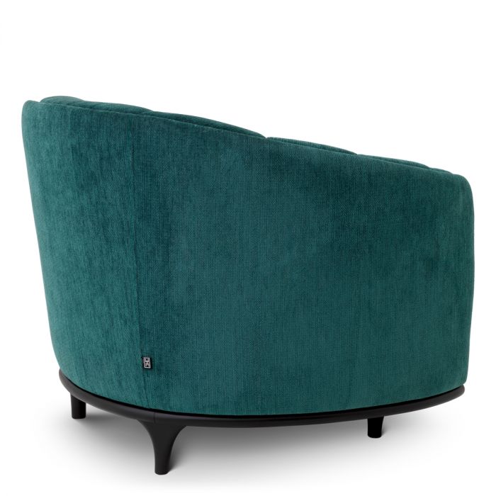 Silla Agostino pabellón verde mar