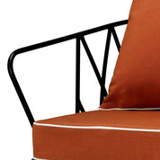 Silla de exterior Clifton Blaise naranja