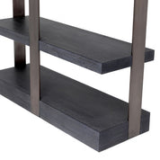 Cabinet Geo charcoal grey crown oak veneer