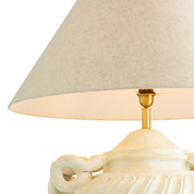 Table Lamp Antonine antique look finish incl shade