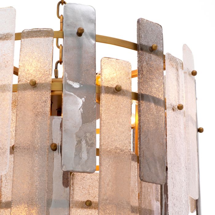 Chandelier Greyson antique brass finish