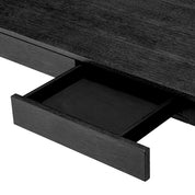 Desk Rovigo charcoal grey oak veneer