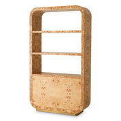 Gabinete Quinton chapa de madera de mappa marrón claro