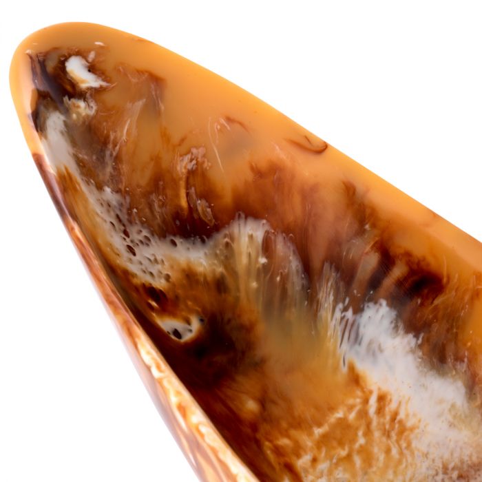 Bowl Mood largo remolino naranja