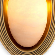 Wall Lamp Savono vintage brass finish