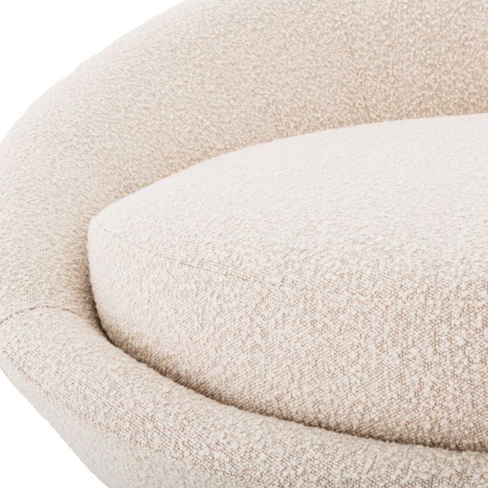 Sofá Duardo bouclé crema