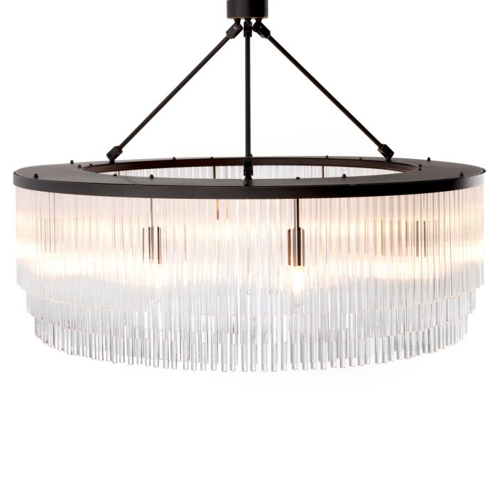 Chandelier Hector L bronze highlight finish