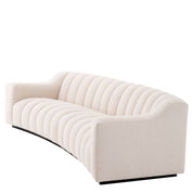 Sofá Kelly L bouclé crema