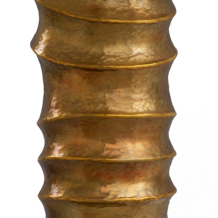 Table Lamp Gilardon vintage brass finish incl shade