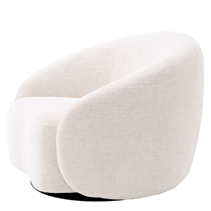 Swivel Chair Amore lyssa off-white