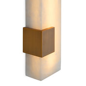 Wall Lamp Furore antique brass finish alabaster