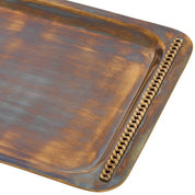 Tray Tamar L vintage brass finish