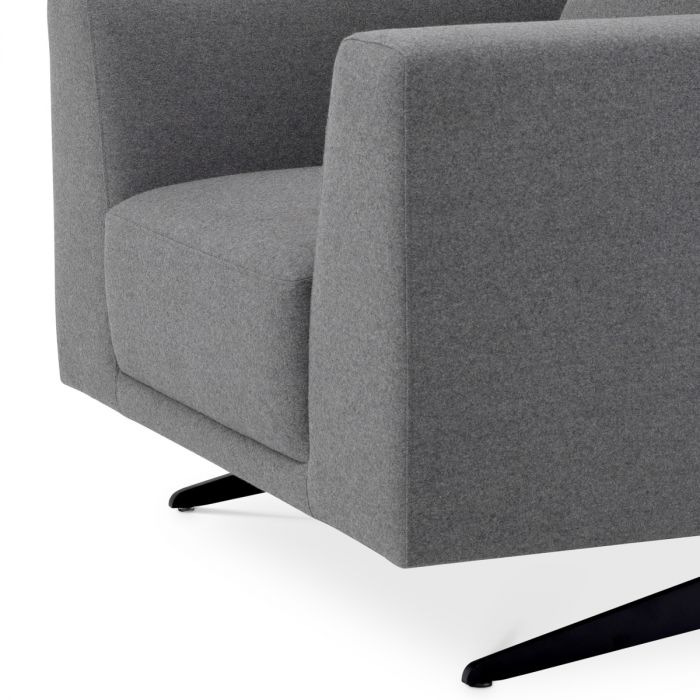 Chair Endless grey wool blend