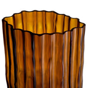 Vase Vivente S amber glass