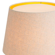 Table Lamp Callao piano black finish incl shade