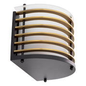Wall Lamp Logan black finish frosted glass