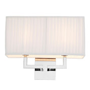 Wall Lamp Westbrook nickel finish incl shade