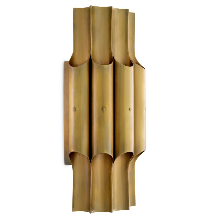 Wall Lamp Quintara vintage brass finish