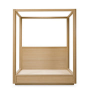 Canopy Bed Tribeca natural oak veneer