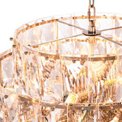 Chandelier Amazone L nickel finish