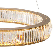 Chandelier Vancouver antique brass finish L