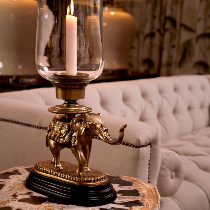 Hurricane Elephant vintage brass finish