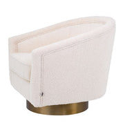 Swivel Chair Catene bouclé cream