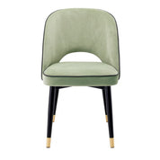 Dining Chair Cliff savona pistache green velv S/2