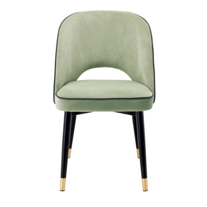 Dining Chair Cliff savona pistache green velv S/2