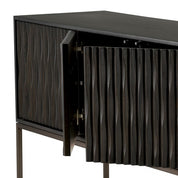 Dresser Brayden charcoal grey oak veneer