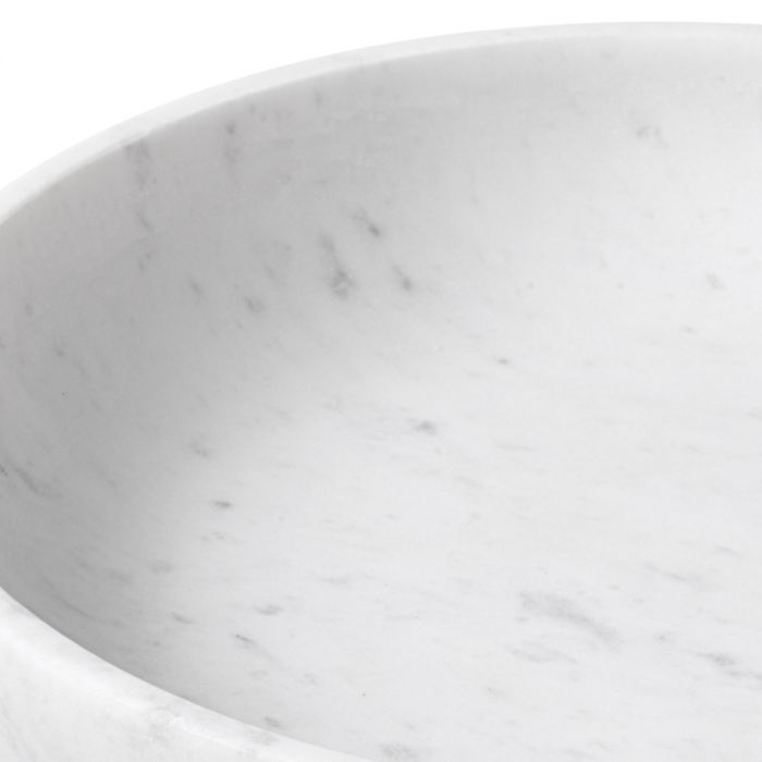Cuenco Revolt mármol blanco