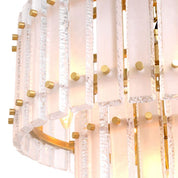 Chandelier Blason antique brass finish