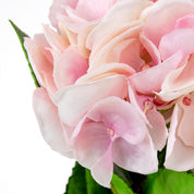 Ramo de Hortensias tonos rosas tacto real 48 piezas/2 variedades