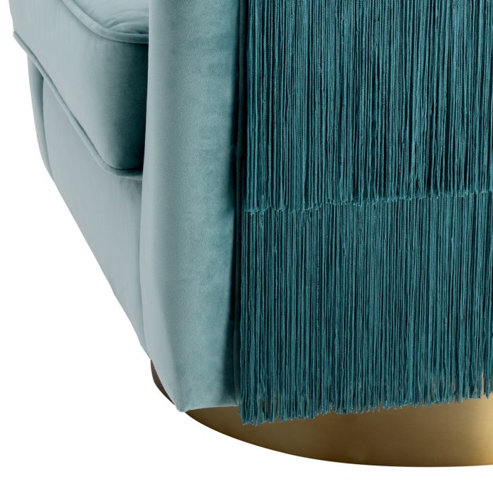 Swivel Chair Le Vante savona blue velvet