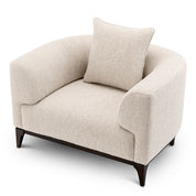 Chair Brannan bouclé chalk white