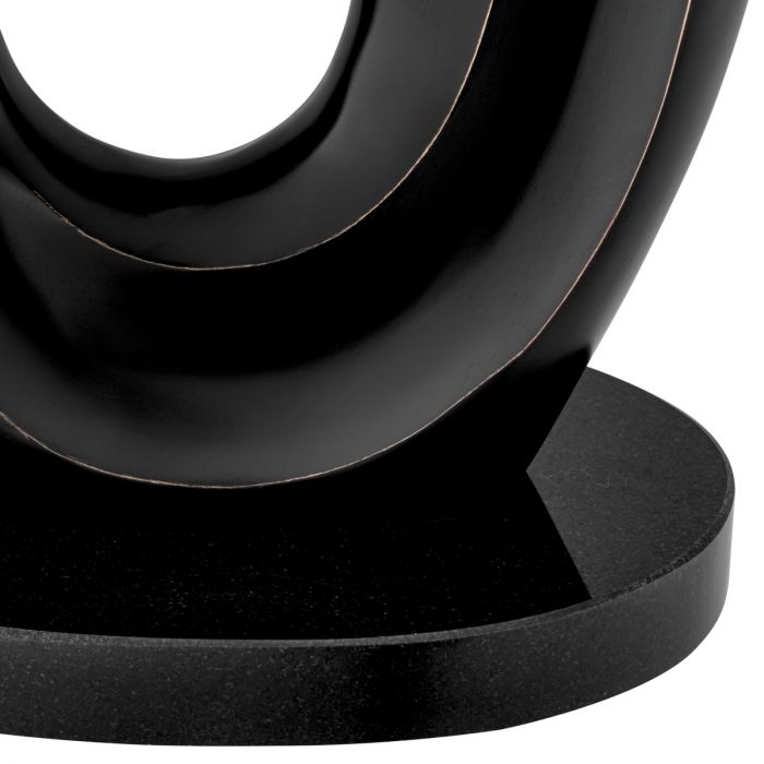 Table Lamp Macias bronze highlight finish incl shade