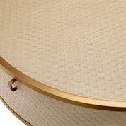 Coffee Table Napa Valley woven washed oak veneer