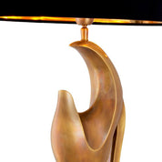 Table Lamp Brunetti vintage brass finish incl shade