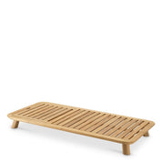 Outdoor Daybed Weston Single natural teak viola sand