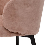 Dining Chair Lloyd with arm sisley pink set of 2