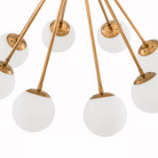 Chandelier Luxor antique brass finish
