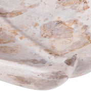 Tray Loulou brown marble