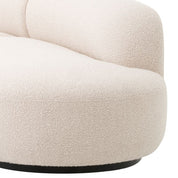 Sofá Björn S bouclé crema