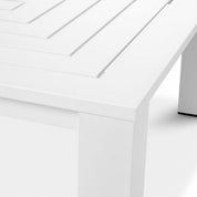 Mesa de centro de exterior Vistamar blanco mate