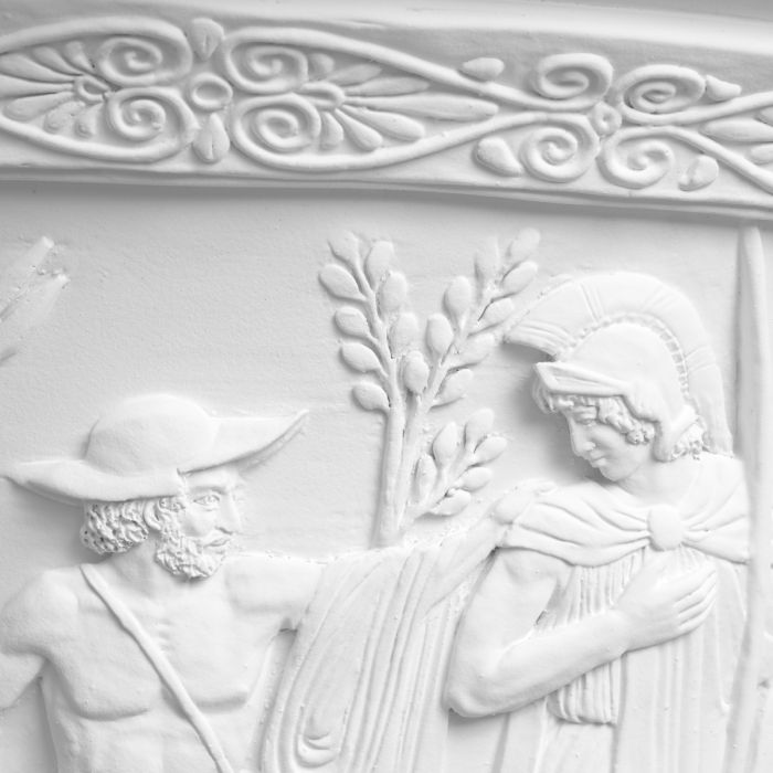 Jarrón Hydria acabado blanco